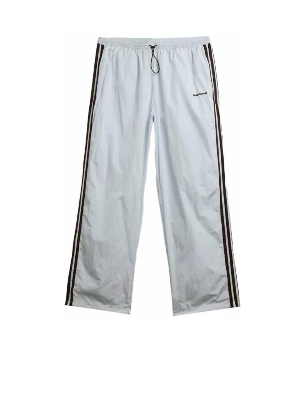 Adidas x Wales Bonner Light Blue Track Pants with Brown Side Stripes